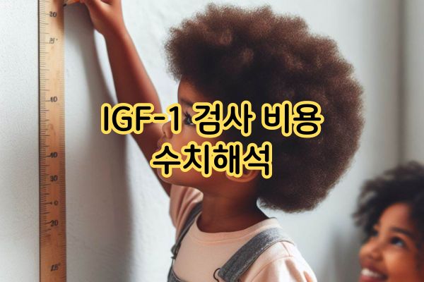 IGF-1 검사 비용 수치해석