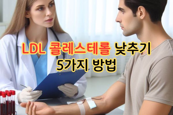 LDL 콜레스테롤 낮추기 5가지 방법